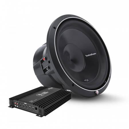 Rockford Fosgate Punch P3D2-12 & Bass Habit Play Power 600.1, baspakke i gruppen Pakkeløsninger / Pakker for bilen / Basspakker hos BRL Electronics (SETP3D212XPKT1)