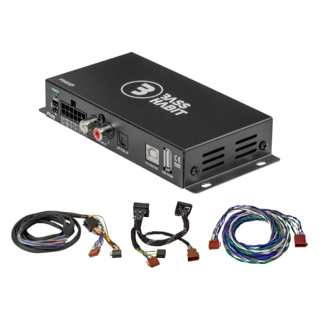 Bass Habit P84DSP, 8-kanals lydprosessor/DSP til VW/BMW m.fl. (Quadlock) i gruppen Billyd / Hva passer i min bil / BMW / BMW 5-serie / BMW G30/G31 2017-2024 / Øvrig G30/G31 2017-2024 hos BRL (SETP84DSPQLPKT1)