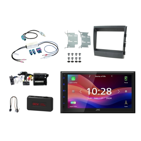 JVC KW-M695DBW bilstereopakke til Porsche Panamera 2009-2016 i gruppen Billyd / Hva passer i min bil / Porsche / Panamera / Panamera 970 2009-2016 hos BRL (SETPANAMERAPKT3)