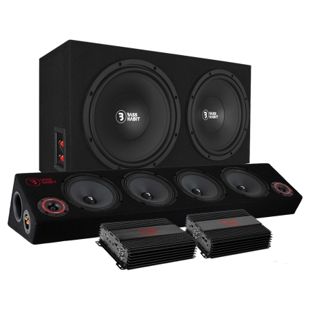Bass Habit PL212 raggarpakke med SPL84 og forsterker i gruppen Nyheter hos BRL (SETPL212PKT12)