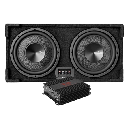 Bass Habit PL2212SR med RA1200W, basspakke i gruppen Pakkeløsninger / Pakker for bilen / Basspakker hos BRL (SETPL2212SRPKT1)