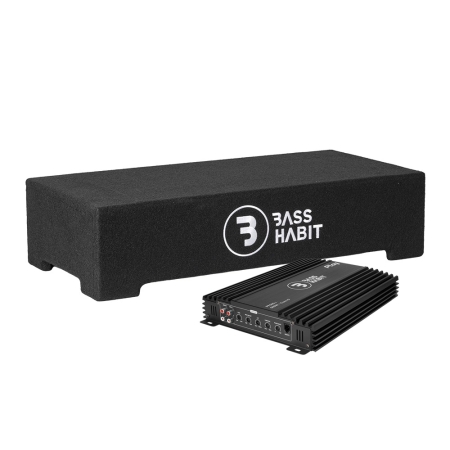Bass Habit PL2212SR med PP600.1G2, basspakke i gruppen Pakkeløsninger / Pakker for bilen / Basspakker hos BRL (SETPL2212SRPKT2)