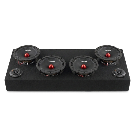 4 stk DS18 PRO-GM8B i raggarplanke med MAD PT2-254 horndiskanter i gruppen Nyheter hos BRL (SETPROGM8BPKT1)