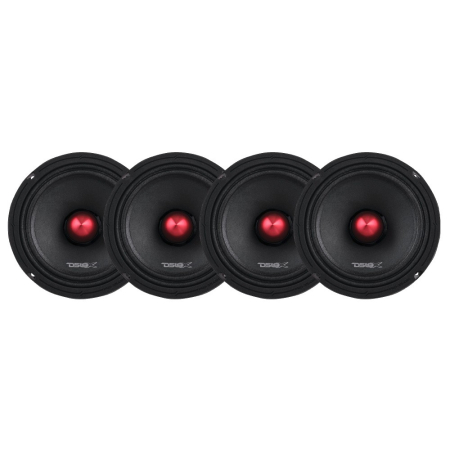 4-pakning DS18 PRO-X6.4BM, 6,5-tommers midbass i gruppen Billyd / Bilhøyttalere / Midbasser/mellomtone hos BRL (SETPROX64BMX4)