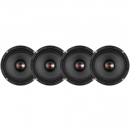 4-pakke DS18 PRO-X6.4M, 6.5 tommers midbass i gruppen Billyd / Bilhøyttalere / Midbasser/mellomtone / Midbass SALG hos BRL Electronics (SETPROX64MX4)