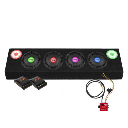 DS18 PRO-X6.4RGBCAP & TW1L i 6.5 tommers RGB-raggarplanke i gruppen Billyd / Bilhøyttalere / Raggarplank hos BRL Electronics (SETPROX64RGBCAPPKT2)