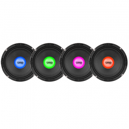 4-pakke DS18 PRO-X6.4RGBCAP, 6,5 tommers midbass med RGB LED-belysning i gruppen Billyd / Bilhøyttalere / Midbasser/mellomtone / Midbass SALG hos BRL Electronics (SETPROX64RGBCAPX4)