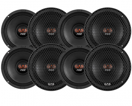 8-pakk GAS PS3M64 PRO SPL Midbass 6.5