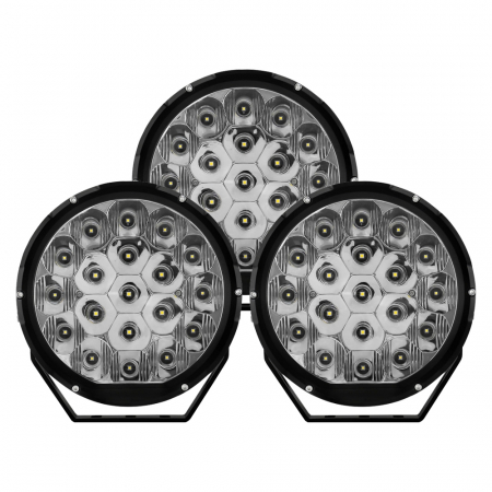 3-pakning NIZLED R106DL, 7 tommer / 18 cm ekstralys, 106W i gruppen Billyd / LED-Belysning / LED-lamper / Ekstralys hos BRL Electronics (SETR106DLX3)