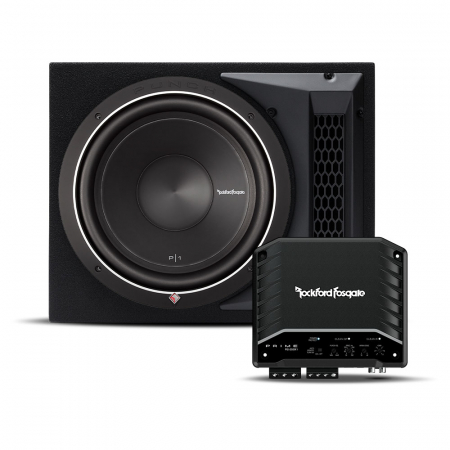 Rockford Fosgate P1-1X12 & R2-250X1, baspakke i gruppen Pakkeløsninger / Pakker for bilen / Basspakker hos BRL Electronics (SETR2250X1PKT2)