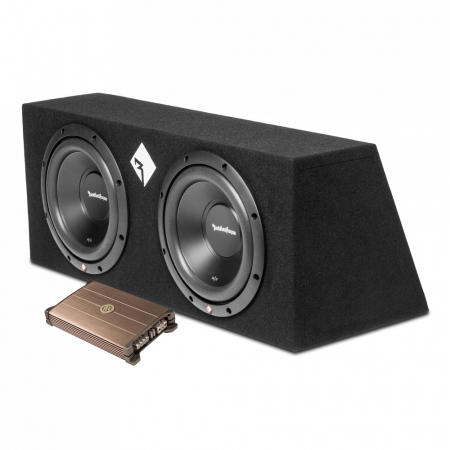 Rockford Fosgate R2-2X10 & DLS CA-P10, baspakke i gruppen Pakkeløsninger / Pakker for bilen / Basspakker hos BRL (SETR22X10PKT1)