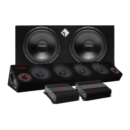 Rockford Fosgate R2-2X12 raggarpakke med Bass Habit SPL64 i gruppen Nyheter hos BRL (SETR22X12PKT10)