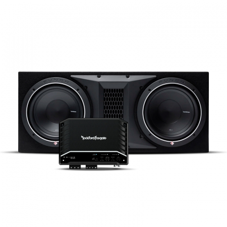 Rockford Fosgate P1-2X10 & Rockford Fosgate R2-750X1 i gruppen Pakkeløsninger / Pakker for bilen / Basspakker hos BRL Electronics (SETR2750X1PKT2)