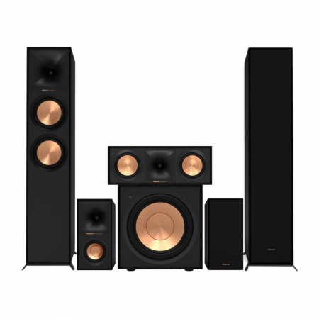 Klipsch Reference R-600F 5.1 högtalarpaket, svart i gruppen Pakkeløsninger / Pakker for hjemmet / Høyttalerpakker hos BRL Electronics (SETR600FPKT1)