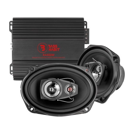Bass Habit R690 med RA500W, hatthyllepakke i gruppen Pakkeløsninger / Pakker for bilen / Hatthyllepakker hos BRL (SETR690PKT1)
