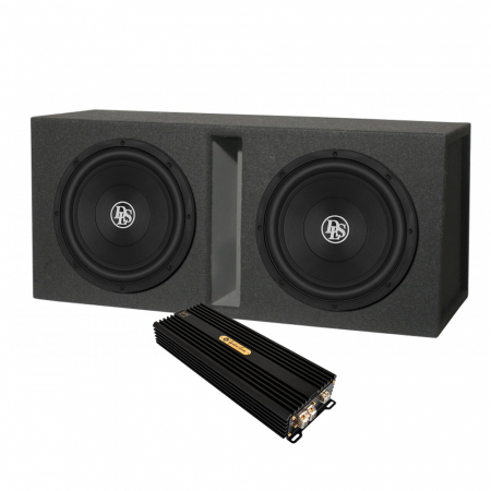 2-pack DLS RCW12.D2 i låda med Signature S1, baspaket i gruppen Pakkeløsninger / Pakker for bilen / Basspakker hos BRL Electronics (SETRCW12D2PKT14)