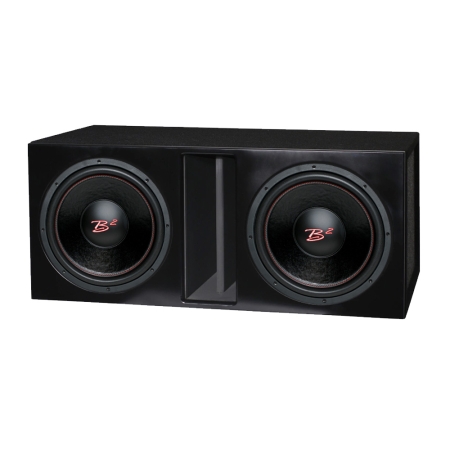Portet 2x12 tommers basskasse med 2 stk B2 RIOT 12 D4 V2 i gruppen Nyheter hos BRL (SETRIOT12D4PKT4)