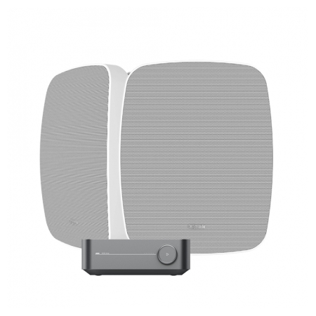 Wiim Amp Pro med Klipsch RSM-650, utendørspakke i hvitt i gruppen Pakkeløsninger / Pakker for hjemmet / Stereopakker hos BRL (SETRSM650PKT4)