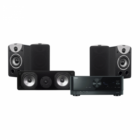 Yamaha RX-V4A & Dynavoice Magic S-4 EX 5.0 hemmabiopaket, svart i gruppen Pakkeløsninger / Pakker for hjemmet / Hjemmekino og Hjemmekinopakker hos BRL (SETRXV4APKT13)