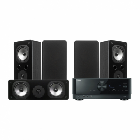 Yamaha RXV-4A & Dynavoice Challenger S-5 5.0 hemmabiopaket, svart i gruppen Pakkeløsninger / Pakker for hjemmet / Hjemmekino og Hjemmekinopakker hos BRL (SETRXV4APKT5)