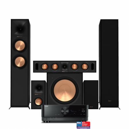 Yamaha RX-V6A & Klipsch Reference R-600F 5.1 hemmabiopaket, svart i gruppen Pakkeløsninger / Pakker for hjemmet / Hjemmekino og Hjemmekinopakker hos BRL (SETRXV6APKT11)
