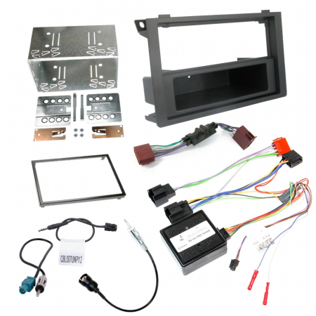Installationskit 1/2-DIN till Saab 9-3 NG 2007-2015 (Större ljudpaket) i gruppen Billyd / Hva passer i min bil / SAAB / 9-3 / 9-3 NG Facelift 2007-2015 / Bytte stereo 9-3 NG Facelift 2007-2015 hos BRL Electronics (SETSAAB93PKT11)