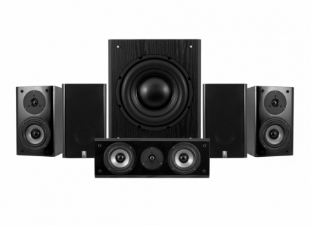 System One SB-15 högtalarpaket 5.1, svart i gruppen Pakkeløsninger / Pakker for hjemmet / Høyttalerpakker hos BRL (SETSB15BPKT4)