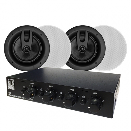 System One SC4B + 2 par System One IC670 i gruppen Pakkeløsninger / Pakker for hjemmet / Multiroompakker hos BRL Electronics (SETSC4BPKT2)