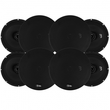 8-pakke Bass Habit SPL Elite SE165CX, 6.5 tommers koaksialhøyttaler i gruppen Pakkeløsninger / Pakker for bilen / SPL Høyttalerpakker hos BRL Electronics (SETSE165CX8)