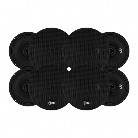 8-pakke Bass Habit SPL Elite SE200CX, 8 tommers koaksialhøyttaler i gruppen Pakkeløsninger / Pakker for bilen / SPL Høyttalerpakker hos BRL Electronics (SETSE200CX8)