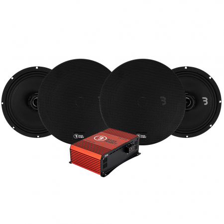 4-pakke Bass Habit SPL Elite SE200CX & SPL ELITE 550.2DF, SPL-pakke i gruppen Pakkeløsninger / Pakker for bilen / SPL Høyttalerpakker hos BRL Electronics (SETSE200CXPKT1)