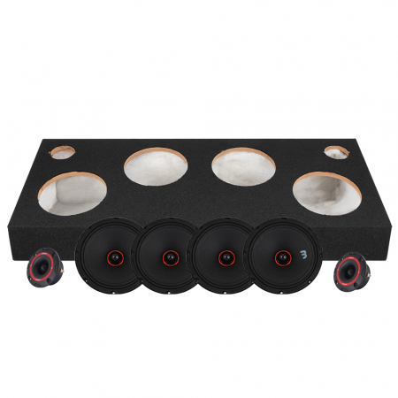 Bass Habit SPL Elite SE200M & SP25A i GAS PRO-raggarplanka i gruppen Billyd / Bilhøyttalere / Raggarplank hos BRL (SETSE200MPKT3)