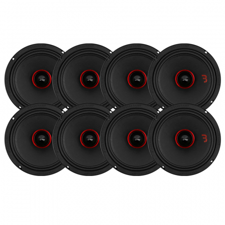 8-pakke Bass Habit SPL Elite SE2200M, brutal 8