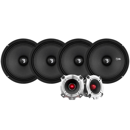 4-pakning Bass Habit SP165M med SP25HT, SPL-pakke i gruppen Pakkeløsninger / Pakker for bilen / SPL Høyttalerpakker hos BRL (SETSP165MPKT7)