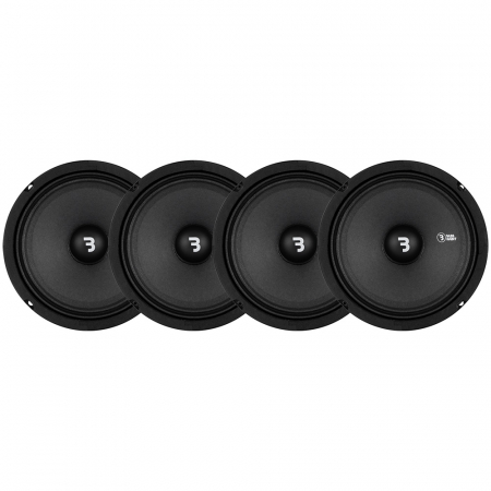 4-Pack Bass Habit SP165M 6.5 tommers midbass i gruppen Billyd / Bilhøyttalere / Midbasser/mellomtone / Midbass SALG hos BRL Electronics (SETSP165MX4)