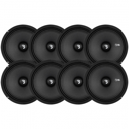 8-Pack Bass Habit SP165M 6.5 tommers midbass i gruppen Billyd / Bilhøyttalere / Midbasser/mellomtone / Midbass SALG hos BRL Electronics (SETSP165MX8)