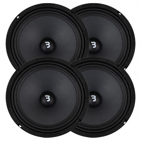 4-pakke Bass Habit Play SP200M, 8tom midbass i gruppen Billyd / Bilhøyttalere / Midbasser/mellomtone / Midbass SALG hos BRL Electronics (SETSP200MPKT1)