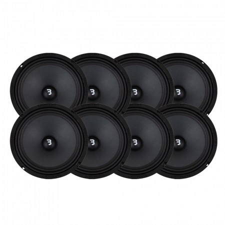 8-pakke Bass Habit Play SP200M, 8tom midbass i gruppen Billyd / Bilhøyttalere / Midbasser/mellomtone / Midbass SALG hos BRL Electronics (SETSP200MPKT2)