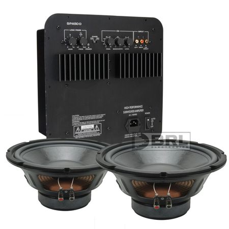 2stk. Dayton Audio DCS305-4 & Dayton Audio SPA500 i gruppen Lyd til hjemmet / Bygg selv / Byggesatser hos BRL Electronics (SETSPA5002DCS3054)