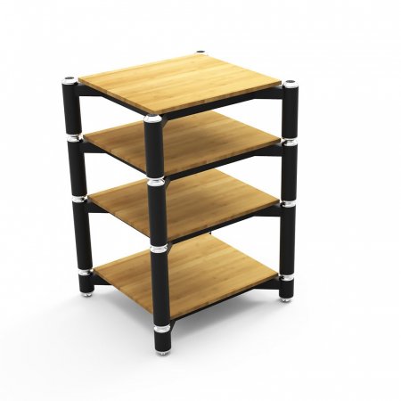 Norstone Spider 4 Hifi-rack, bamboo i gruppen Lyd til hjemmet / Tilbehør / HiFi & mediamøbler  hos BRL Electronics (SETSPIDER4BA)