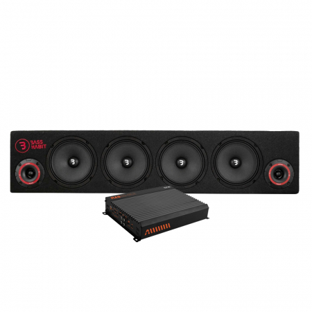 Bass Habit SPL64 & GAS MAD A2-85.2, raggarpakke i gruppen Pakkeløsninger / Pakker for bilen / Raggarpakke hos BRL Electronics (SETSPL64PKT10)