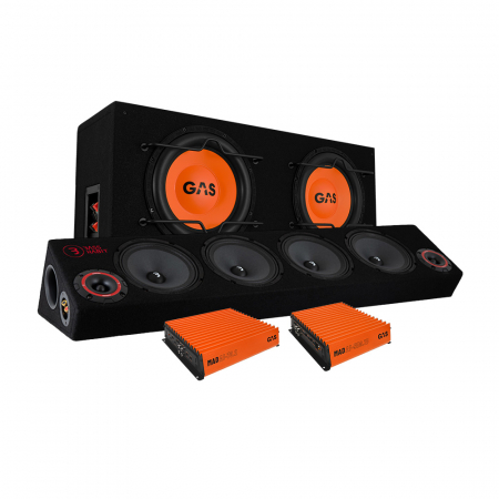 GAS MAD B1-210 baspaket & Play SPL64 raggarplanka med slutsteg i gruppen Pakkeløsninger / Pakker for bilen / Raggarpakke hos BRL (SETSPL64PKT6)