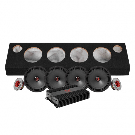  Bass Habit Rebel SR165M i raggarplanka & RA800W, raggarpakke i gruppen Pakkeløsninger / Pakker for bilen / Raggarpakke hos BRL Electronics (SETSR165PKT5)