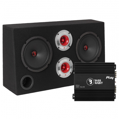 Bass Habit Rebel SRE62 & Play Power 70.2 (gen. 2), SPL-pakke i gruppen Nyheter hos BRL Electronics (SETSRE62PKT1)