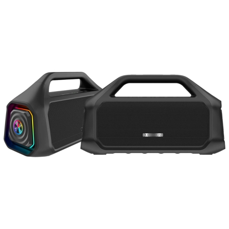 2-pakning Arcsound STEAM bærbar partyhøyttaler, svart i gruppen Nyheter hos BRL (SETSTEAMX2)