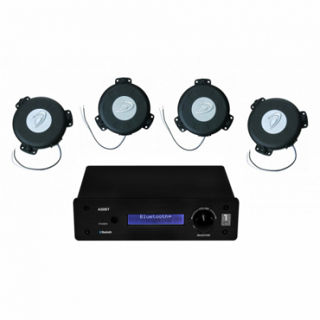 System One A50BT & 4 st Dayton Audio TT25-8, basshaker-paket i gruppen Lyd til hjemmet / Høyttalere / Høyttalerelement Byggsatser / Byggesatser hos BRL Electronics (SETTT258PKT2)