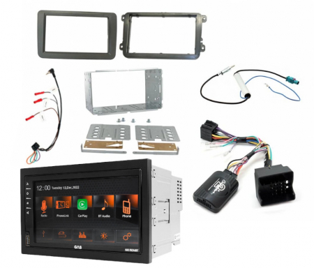 Installasjonssett Volkswagen 2-DIN & GAS MAX MV240-BT i gruppen Billyd / Hva passer i min bil / Volkswagen / Transporter / Transporter T5.1 2010-2015 / Bytte stereo Transporter T5.1 2010-2015 hos BRL Electronics (SETVWPKT2)