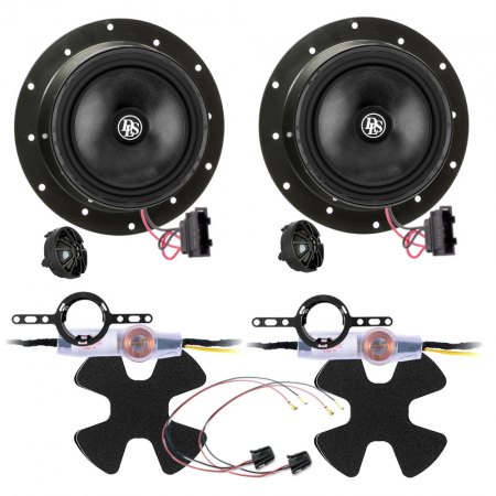 DLS Framsystem til VW/Skoda i gruppen Billyd / Hva passer i min bil / Volkswagen / Transporter / Transporter T6 2015-2020 / Bytte høyttalere Transporter T6 2015-2020 hos BRL Electronics (SETVWPKT40)
