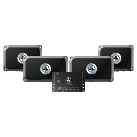 JL Audio DSP-forsterkerpakke, VX800/8i, VX600/2i, VX1000/1i & VX600/1i med hub i gruppen Nyheter hos BRL (SETVXIPKT5)