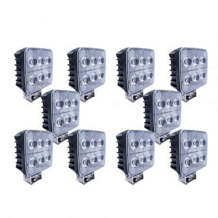 10-pack NIZLED W36RF Arbetsbelysning 36W (4200 lumen), arbetsljuspaket i gruppen Billyd / LED-Belysning / LED-lamper / Arbeidslys hos BRL Electronics (SETW36RFX10)